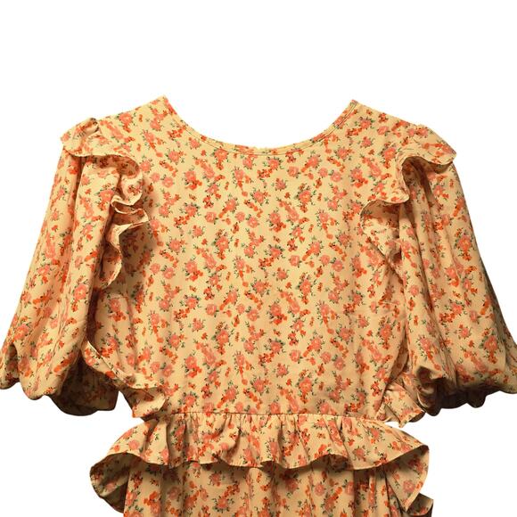 Sister Jane Floral Maxi Dress prairecore size medium - Picture 4 of 8